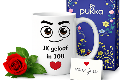 Ich glaube an dich – Tee- und Friedensgeschenkset