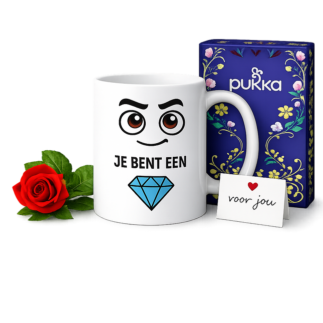 Du bist ein Diamant – Tee- und Friedensgeschenkset
